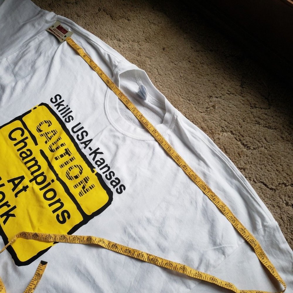 Vtg 2005 New VICA Skills‎ USA Kansas National Conference Shirt XXXL - Picture 7 of 10